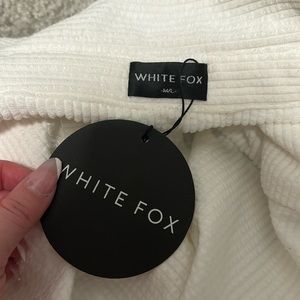 White Fox white flannel.